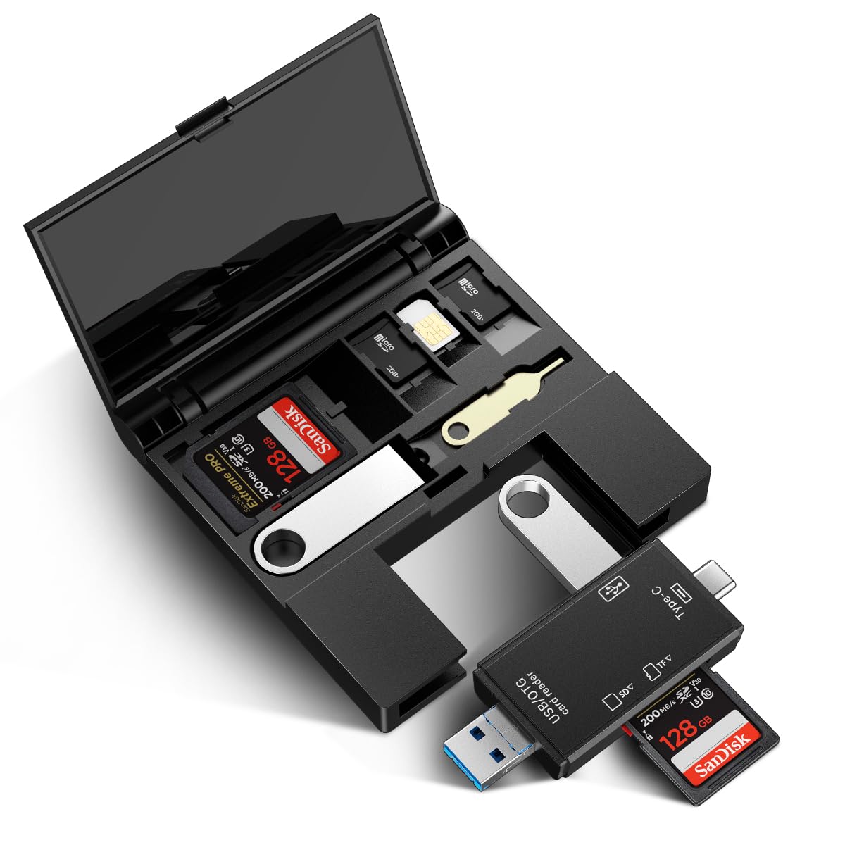 Amazon.co.jp: 【2026業界注目 l カードリーダー】 OOOUSE iphone SD